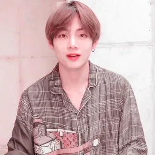🗼 V cantante, kpop, música, bts, ídolo, coreano telegram sticker