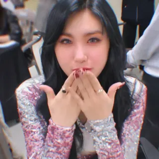 😋 女性, 韓国人, 女の子, 人, アジア人, ポートレート, 美 telegram sticker