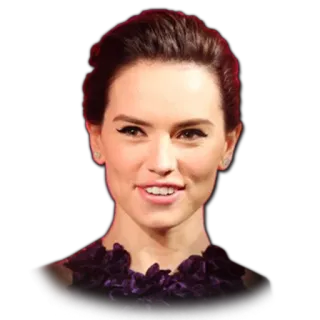 🤗 Daisy Ridley daisy ridley, actress, celebrity, portrait, woman telegram sticker