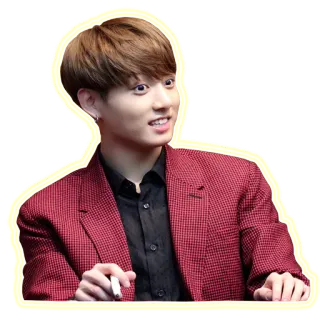 😁 Jungkook K-pop, chanteur, célébrité, Jungkook, BTS telegram sticker