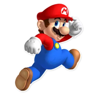 😃 Mario Videospielcharakter, Super Mario, Nintendo, Cartoon, Italiener telegram sticker