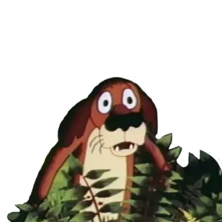 😧 cachorro desenho animado, cachorro, animal, desenho animado telegram sticker
