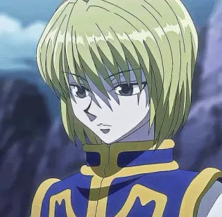 🕷️ Kurapika Hunter x Hunter anime, manga, kurapika, hunter x hunter, character telegram sticker