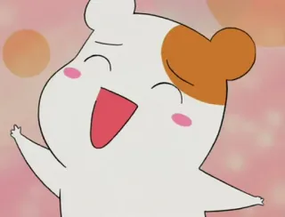 😃 chomik, kreskówka, słodki, zwierzę, kawaii telegram sticker