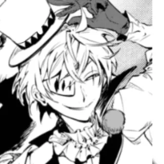 🃏 Nikolai Gogol Bungou Stray Dogs Anime, Manga, Nikolai Gogol, Bungou Stray Dogs telegram sticker