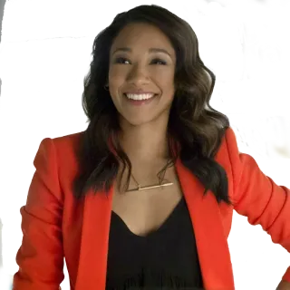 😀 Iris West The Flash DC Comics, Série TV, Reporter, Sourire, Ouest whatsapp sticker
