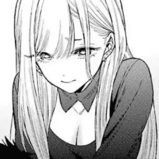 😔 Animé, Manga, Fille, Art, Portrait telegram sticker
