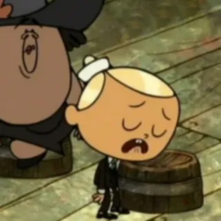 😢 Flapjack The Marvelous Misadventures of Flapjack kreskówka, animowany, Flapjack, serial telegram sticker