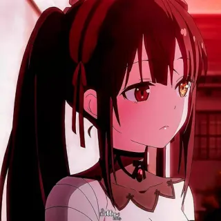 🤨 Kurumi Tokisaki Date A Live Anime, Ragazza, Date A Live, Kurumi Tokisaki telegram sticker