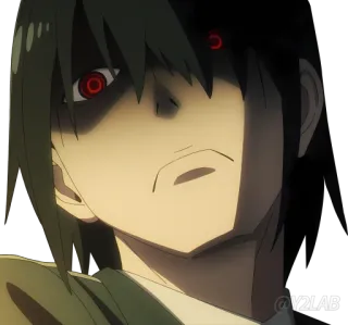 👿 Y2LAB Anime, Colère, Sérieux, Sombre, Vilain, Mâle telegram sticker