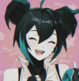 😄 SALE Anime, Dessin animé, Soldes, Kawaii, Mignon, Fille telegram sticker
