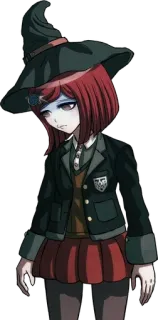 🪄 Himiko Yumeno Danganronpa V3: Killing Harmony anime, cartoon, video game, character, magic, mage telegram sticker