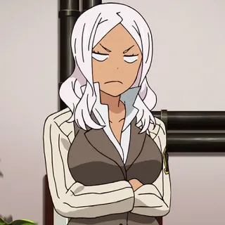 🧯 anime, woman, attitude, expression, cartoon, character telegram sticker