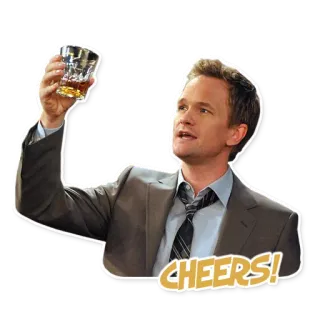 🍺 CHEERS! santé, toast, fête, soirée, alcool, boisson telegram sticker