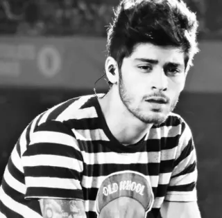 🤤 Zayn Malik OLD SCHOOL 男性, 歌手, ポートレート, 白黒, オールドスクール, 有名人, 音楽 telegram sticker