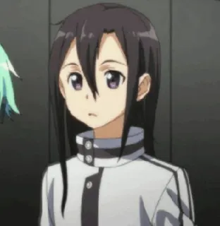 ✨ Kirigaya Suguha Sword Art Online Anime, Cô gái, Suguha, Em gái Kirito, Sword Art Online, Dễ thương telegram sticker