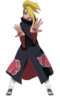 👅 Deidara Naruto anime, manga, akatsuki, naruto shippuden, deidara, ninja whatsapp sticker