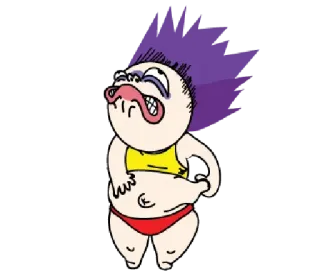 Purple Meme Face • @GreySunders telegram stickers