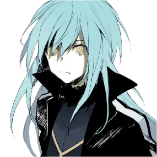 😠 Rimuru Tempest That Time I Got Reincarnated as a Slime Anime, Rimuru, Tempest, Slime, Isekai, Fantasía whatsapp sticker