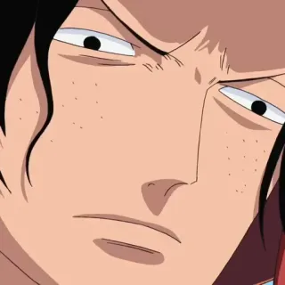⛓️ Portgas D. Ace One Piece 애니메이션, 원피스, 포트거스 D 에이스, 에이스, 캐릭터, 스티커 telegram sticker