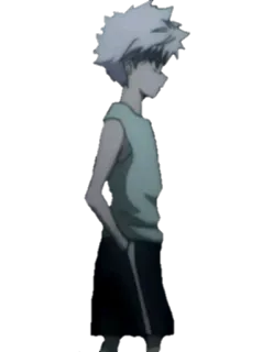 🚶 Killua Zoldyck Hunter x Hunter アニメ, キャラクター, キルア, Hunter x Hunter telegram sticker