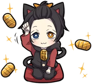 Black Kitten (2) whatsapp stickers