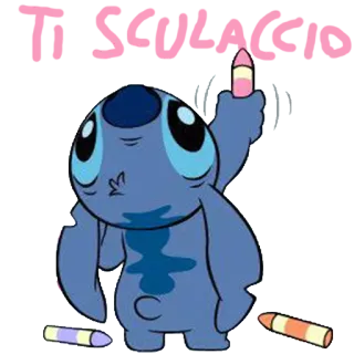 👋 Stitch TI SCUOTERO Stitch, Disney, Lilo & Stitch, Cartoon, Cute, Animation telegram sticker