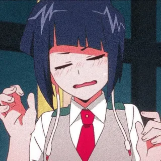 😖 Kyoka Jiro My Hero Academia Anime, Cô gái, Nhân vật, My Hero Academia, Kyoka Jiro telegram sticker