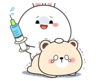 Tiny Ear Cincy & Gomabon 3 @RekcitsEnilbot telegram stickers