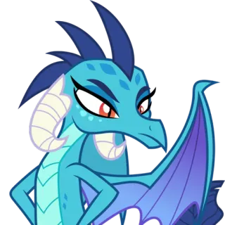 😕 Queen Chrysalis My Little Pony queen chrysalis, mylittlepony, vilão, monstro, dragão, pônei telegram sticker