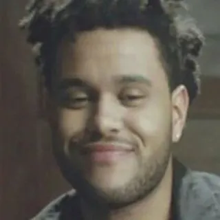 ☺️ The Weeknd singer, musician, portrait, celebrity, artist telegram sticker