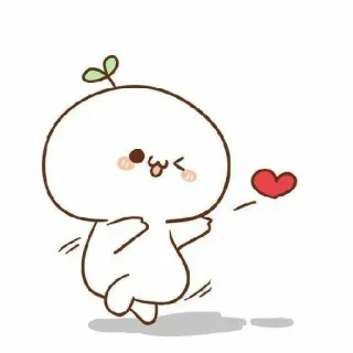 ❤️ lucu, kartun, hati, kawaii, cinta, ilustrasi whatsapp sticker