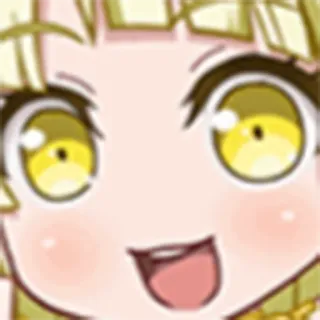 🤓 アニメ, マンガ, 顔, 可愛い, 表情 whatsapp sticker