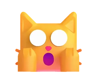🙀 kucing, jari tengah, ofensif, gestur, emoji telegram sticker