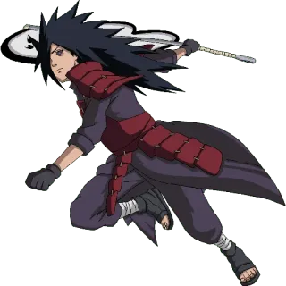 🥵 Madara Uchiha Naruto อนิเมะ, อุจิฮะ, มาดาระ, มังงะ, นินจา, นักรบ whatsapp sticker