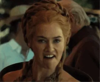 🌞 Cersei Lannister Game of Thrones cersei lannister, game of thrones, hbo, série tv, lena headey telegram sticker
