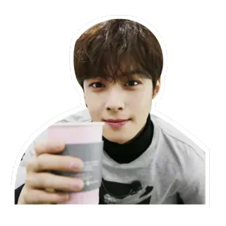 🍷 คน, ผู้ชาย, เครื่องดื่ม, เกาหลี, คนดัง, หล่อ telegram sticker