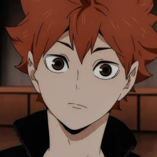💫 Hinata Shoyo Haikyuu!! anime, haikyuu, hinata, shoyo, volleyball, sports telegram sticker
