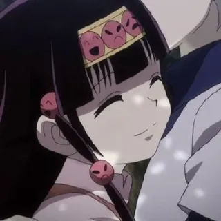 ⛓️ Alluka Zoldyck Hunter x Hunter Anime, Charakter, Lächeln, Süß, Alluka Zoldyck, Hunter x Hunter telegram sticker