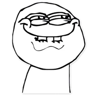 🤓 Meme, Gesicht, Lustig, Internet, Troll, Humor telegram sticker