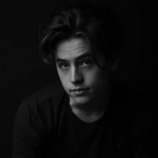 🇲🇭 portrait, homme, noir et blanc, personne, visage, jeune adulte telegram sticker