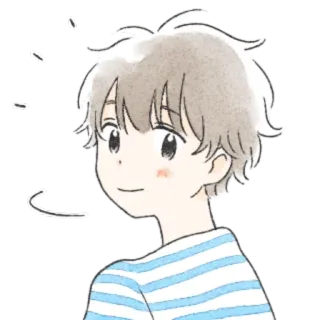 💫 애니메이션, 소년, 귀여운, 만화, 일러스트, 캐릭터 telegram sticker