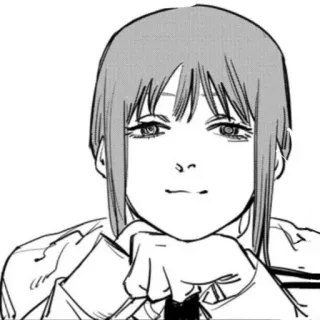 😌 Makima Chainsaw Man anime, manga, chainsaw man, makima, woman, character telegram sticker