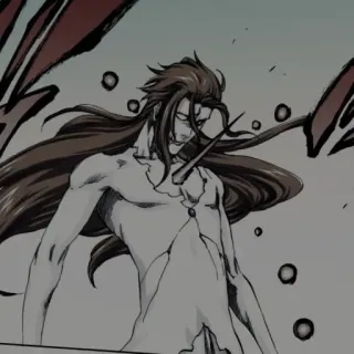 🧬 Sosuke Aizen Bleach Anime, Espada, Malvado, Villano telegram sticker