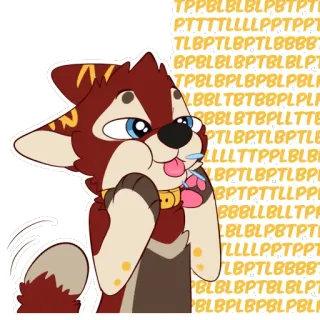 😜 TPPBLBLBLPBTPT
PTTTTLLLLPPTTT
TLBPTLBP.TLBBBB
BPBLBLBPTBLBLPT
TPBLB PLB PBL PBL
BBLTBTBBPLPLP
BBLBTBPLITTE
17
TLBPTLBPTLE
BPTLBP.TLBP
BPTPT.TLLPP
BBBLLBLLTPP
BLBLPBTPT
LLLLPPT PPT
LBPTLBBBB
BLBLBPTBLBLP
BLBPLBPBLPBLA Furry, Antropomórfico, Dibujos animados, Sticker, Perro, Lindo, Animal telegram sticker