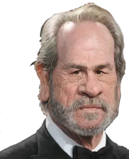 😏 Tommy Lee Jones актер, портрет, знаменитость, мужчина, мужской telegram sticker