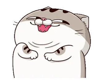😳 Katze, Cartoon, Tier, lustig, süß telegram sticker