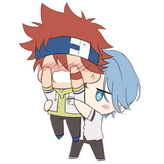 ❤️ Anime, Chibi, Kawaii, Niedlich, Freundschaft, Romantik telegram sticker