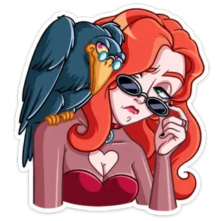 Огненная Лавиния (@TgSticker) whatsapp stickers