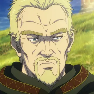 🛡 Askeladd Vinland Saga Anime, Viking, Soldat, Chef, Méchant telegram sticker